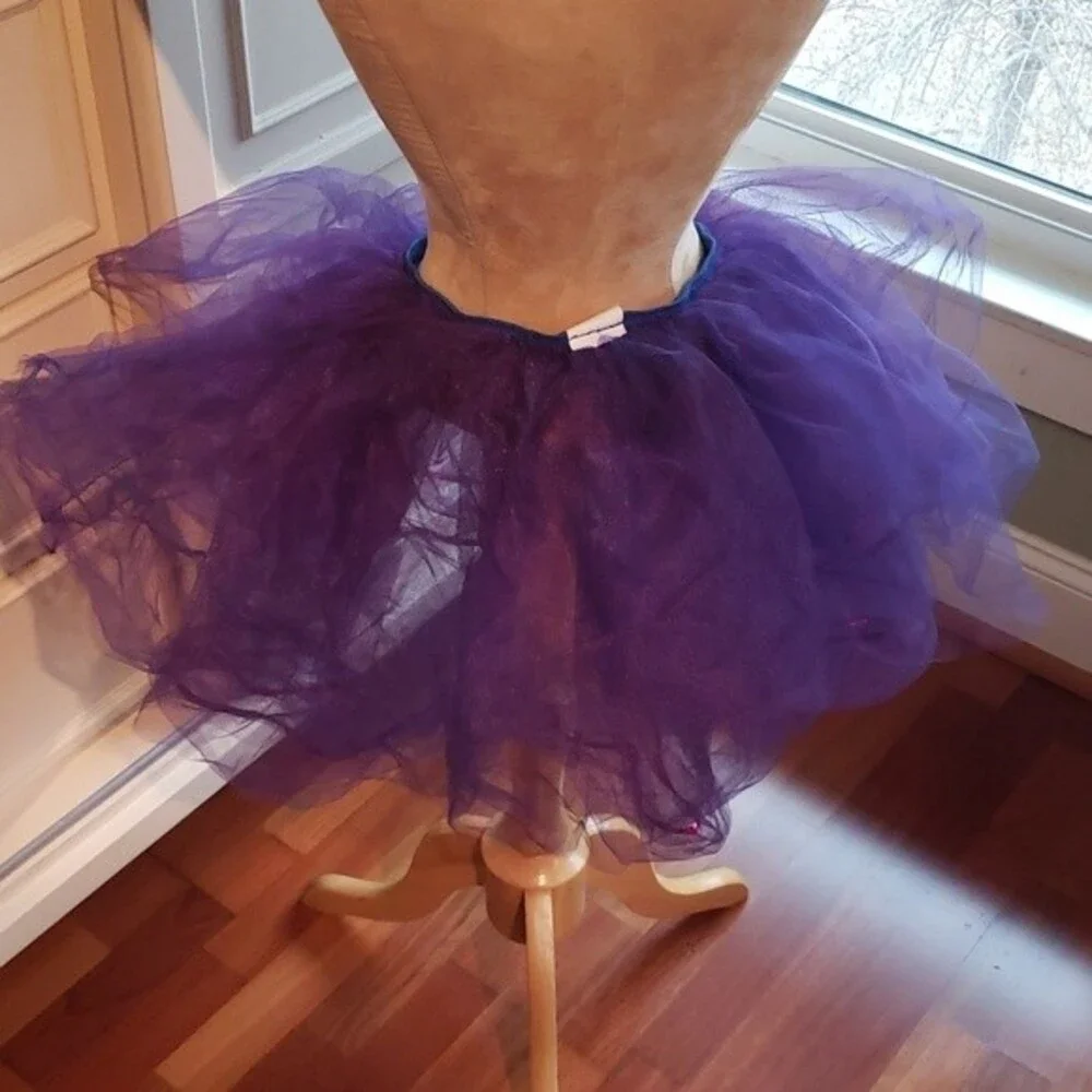 2 Purple Ballerina Purple (pink)Tutu's, kids Small.